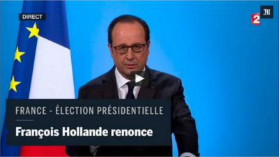 Allocution du président François Hollande - 1er décembre 2016