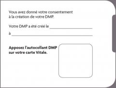 MATérialisation du DMP sur la Carte Vitale